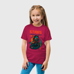 Детская футболка хлопок Звёздный путешественник демон - фото 2