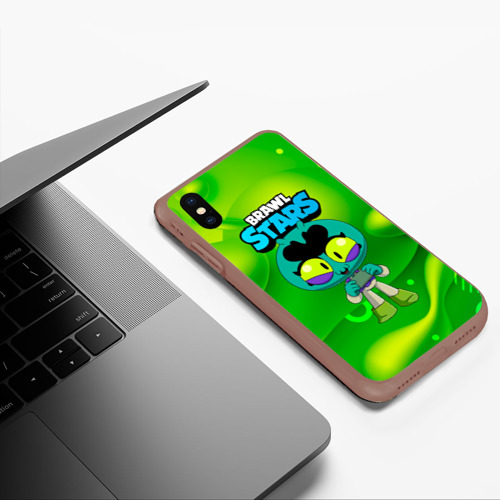 Чехол для iPhone XS Max матовый с принтом Eve green   brawl    Stars, фото #5