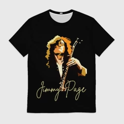 Мужская футболка 3D Led Zeppelin Лед Зеппелин Jimmy Page