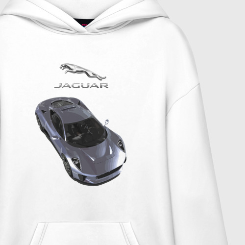 Худи SuperOversize хлопок Jaguar Motorsport - фото 3