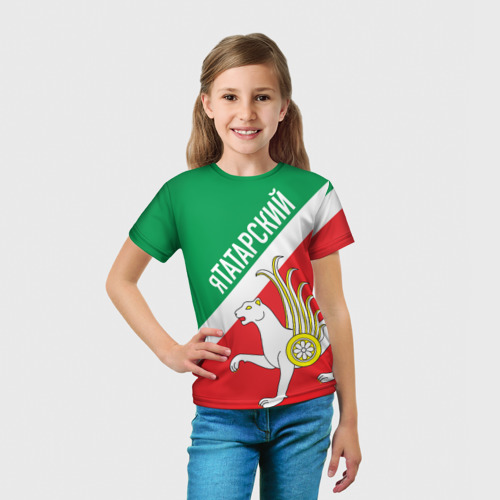 Детская футболка 3D Я татарский Татарстан, цвет 3D печать - фото 5