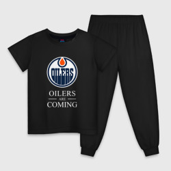 Детская пижама хлопок Edmonton Oilers are coming Эдмонтон Ойлерз