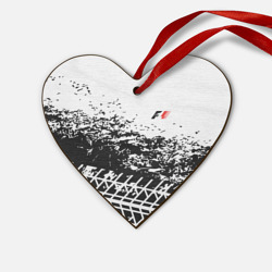 Деревянная игрушка Сердце F1 Формула 1 Mini Logo