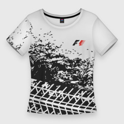Женская футболка 3D Slim F1 Формула 1 Mini Logo