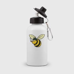Бутылка спортивная Пчелка в каске с сигарой