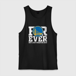 Мужская майка хлопок Golden State Warriors forever not just when We win