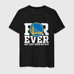 Мужская футболка хлопок Golden State Warriors forever not just when We win