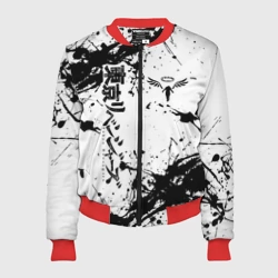 Женский бомбер 3D Токийские мстители Tokyo Revengers logo краска