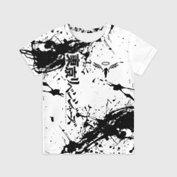 Детская футболка 3D Токийские мстители Tokyo Revengers logo краска