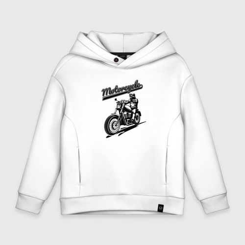 Детское худи Oversize хлопок Motorcycle Cool rider