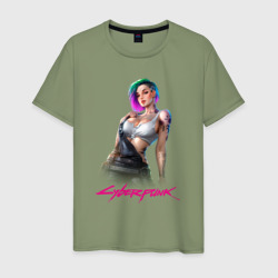Мужская футболка хлопок Sexy Judy Cyberpunk 18+