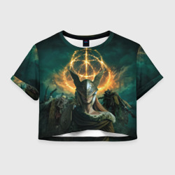 Женская футболка Crop-top 3D Elden Ring Fearless