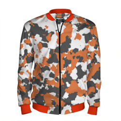 Мужской бомбер 3D Камуфляж Orange Camo