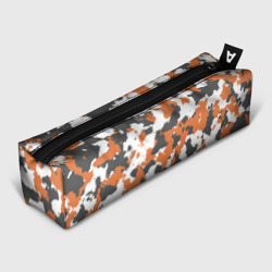 Пенал школьный 3D Камуфляж Orange Camo