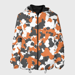 Мужская куртка 3D Камуфляж Orange Camo