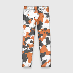 Детские леггинсы 3D Камуфляж Orange Camo