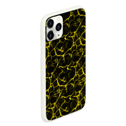 Чехол для iPhone 11 Pro Max матовый Yellow Ripple: Желтая Рябь - фото 2