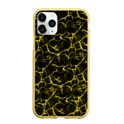 Чехол для iPhone 11 Pro матовый Yellow Ripple: Желтая Рябь