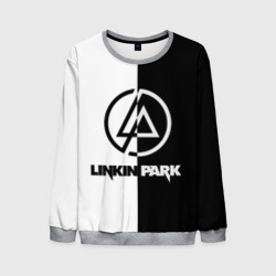 Мужской свитшот 3D Linkin Park чб