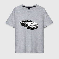 Мужская футболка хлопок Oversize Nissan Silvia S13 RB