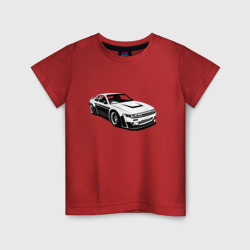 Детская футболка хлопок Nissan Silvia S13 RB