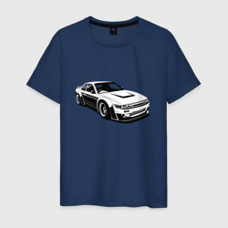 Мужская футболка хлопок Nissan Silvia S13 RB
