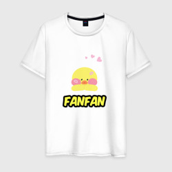 Трендовая уточка Lalafanfan – Мужская футболка хлопок с принтом купить со скидкой в -20%