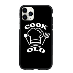 Чехол для iPhone 11 Pro Max матовый Cook old Старый повар Куколд