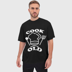 Мужская футболка oversize 3D Cook old Старый повар Куколд - фото 2
