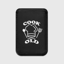 Картхолдер Magsafe магнитный Cook old Старый повар Куколд