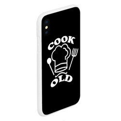 Чехол для iPhone XS Max матовый Cook old Старый повар Куколд - фото 2