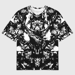 Женская футболка oversize 3D Тест Роршаха .by Psy