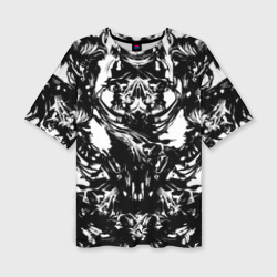 Женская футболка oversize 3D Тест Роршаха .by Psy