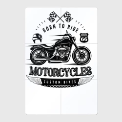 Магнитный плакат 2Х3 Motorcycle Born to ride