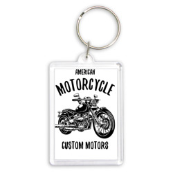 Брелок прямоугольный 35*50 American Motorcycle