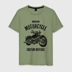 Мужская футболка хлопок American Motorcycle