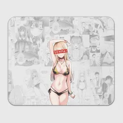 Прямоугольный коврик для мышки Senpai Kitagawa Manga