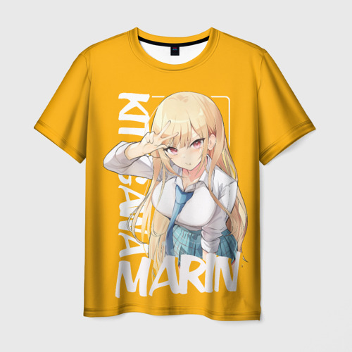 Мужская футболка 3D с принтом Kitagawa Marin, вид спереди #2