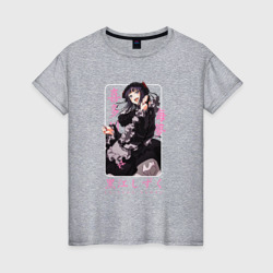 Shizuku Kuroe Cosplay – Женская футболка хлопок с принтом купить со скидкой в -20%