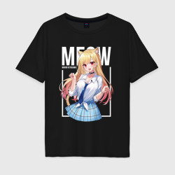 Мужская футболка хлопок Oversize Meow Marin