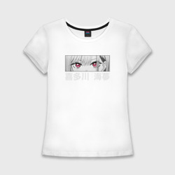 Женская футболка хлопок Slim Глаза Китагавы