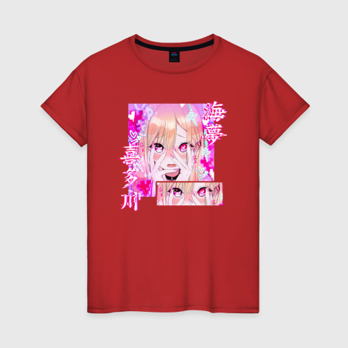 Женская футболка хлопок Marin Kitagawa cosplayer, цвет красный