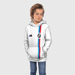 Детская толстовка 3D БМВ 3 stripe BMW white - фото 2