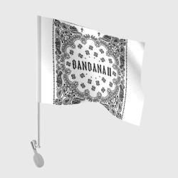 Флаг для автомобиля Bandana 2 Бандана 2 Кизару Биг Бейби Тейп Белый