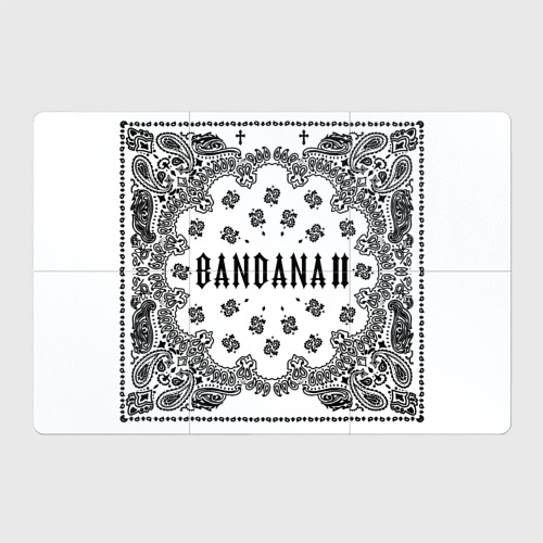 Магнитный плакат 3Х2 Bandana 2 Бандана 2 Кизару Биг Бейби Тейп Белый