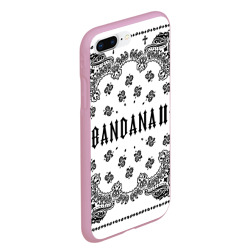 Чехол для iPhone 7Plus/8 Plus матовый Bandana 2 Бандана 2 Кизару Биг Бейби Тейп Белый - фото 2