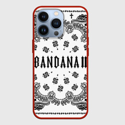 Чехол для iPhone 13 Pro Bandana 2 Бандана 2 Кизару Биг Бейби Тейп Белый