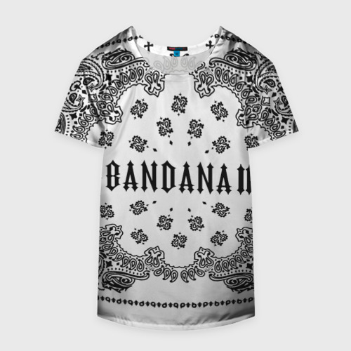 Накидка на куртку 3D Bandana 2 Бандана 2 Кизару Биг Бейби Тейп Белый, цвет 3D печать - фото 4