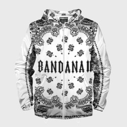 Мужская ветровка 3D Bandana 2 Бандана 2 Кизару Биг Бейби Тейп Белый