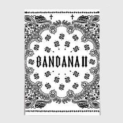 Постер Bandana 2 Бандана 2 Кизару Биг Бейби Тейп Белый